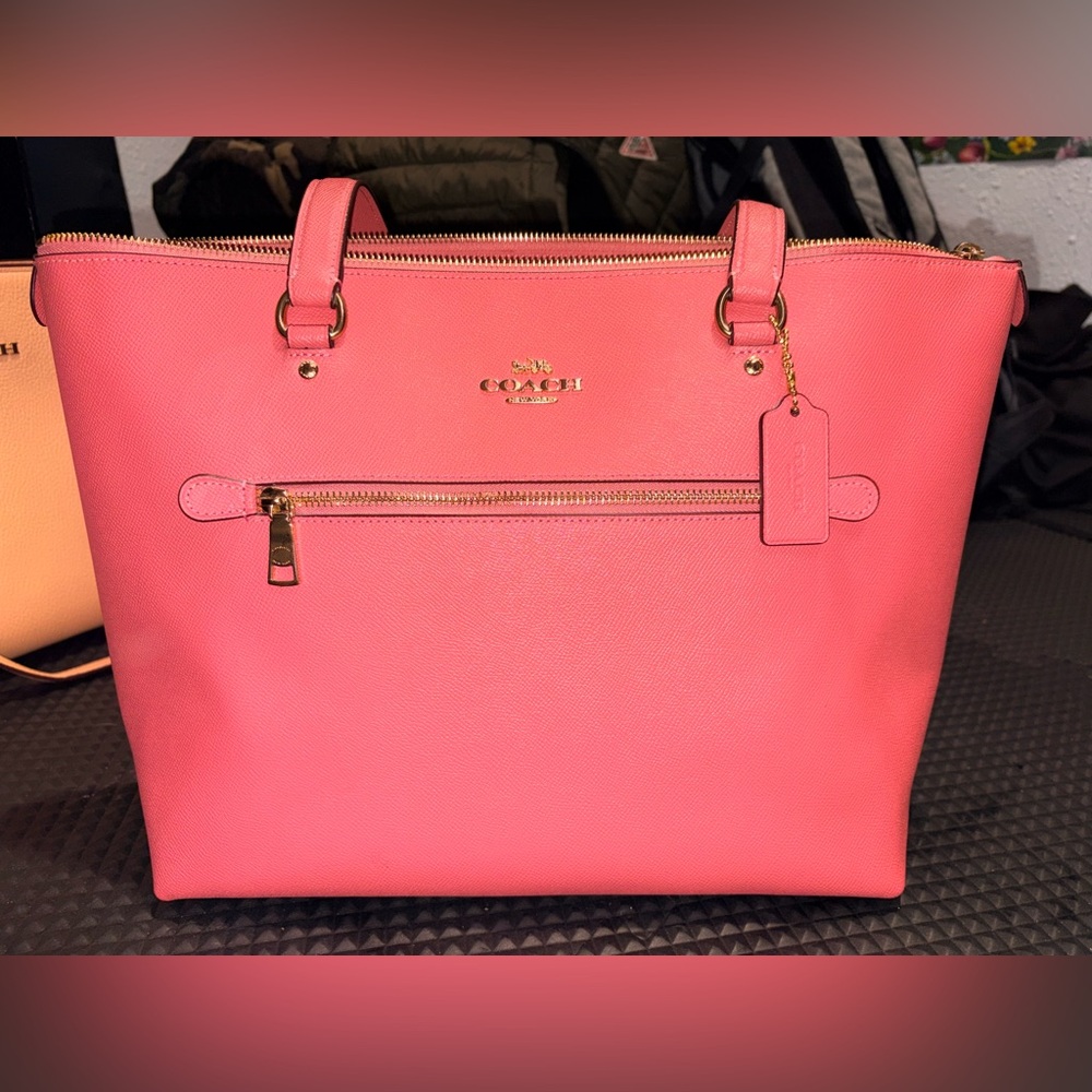 Coach Coral Pink Tote Bag